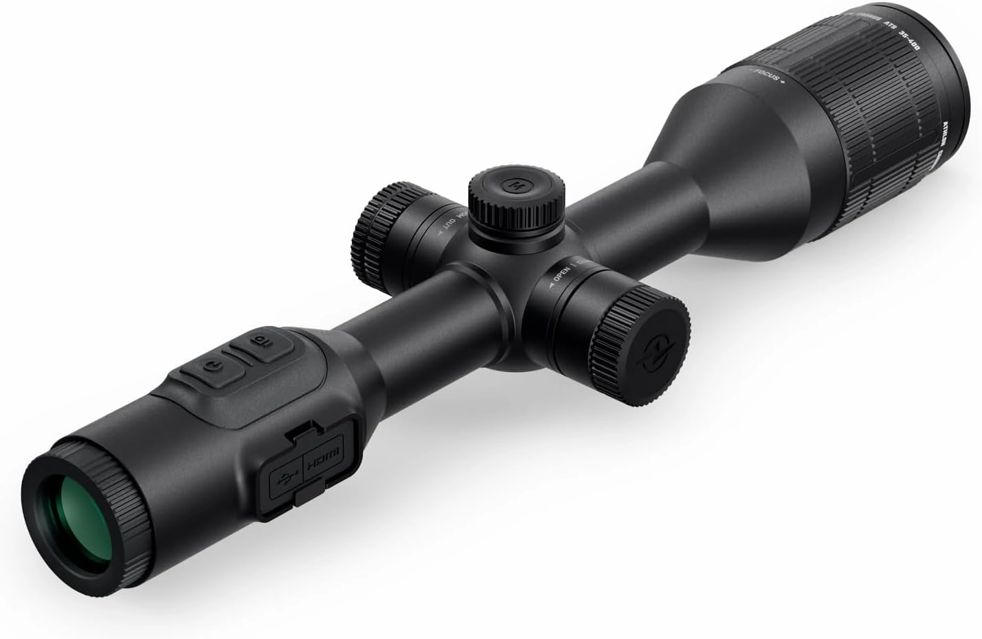 Athlon Optics Cronus ATS 30mm Tube 0.39" OLED Display High Detection Range Bluetooth/WiFi Aluminum Waterproof Thermal Night Hunting Shooting Gun Scope