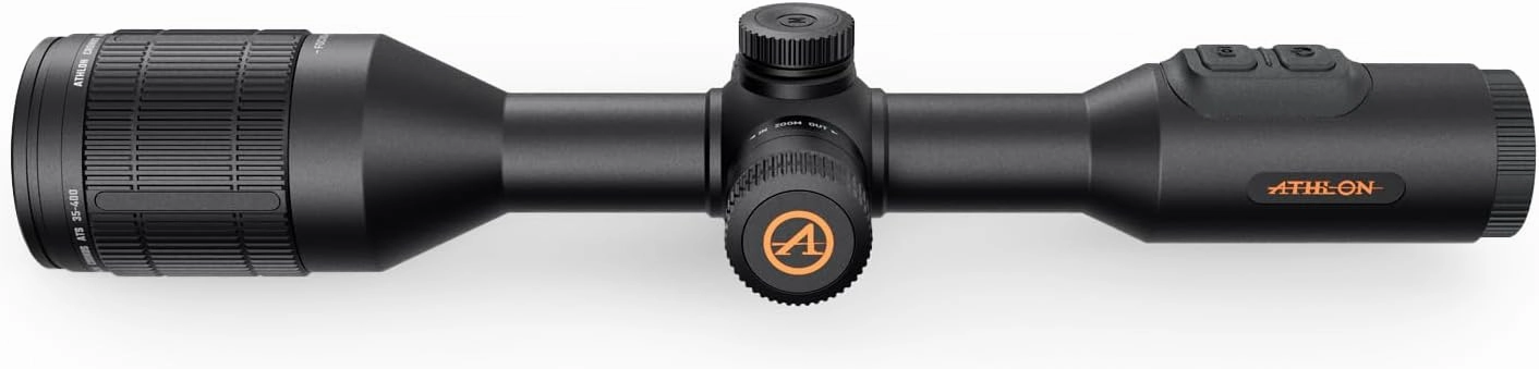 Athlon Optics Cronus ATS 30mm Tube 0.39" OLED Display High Detection Range Bluetooth/WiFi Aluminum Waterproof Thermal Night Hunting Shooting Gun Scope