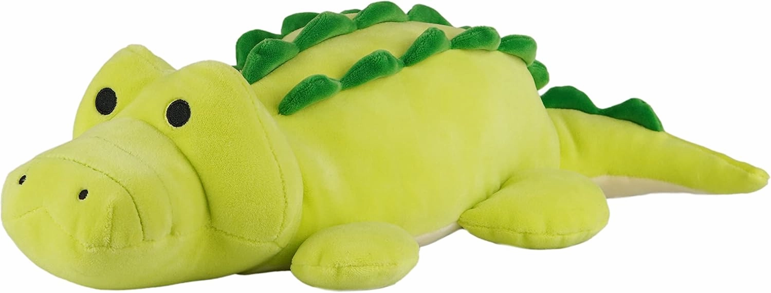 Avocatt Green Alligator Plushie Toy - 12 Inches Stuffed Animal Plush Gator - Plushy and Squishy Crocodile with Soft Fabric and Stuffing - Cute Toy Gift for Boys and Girls