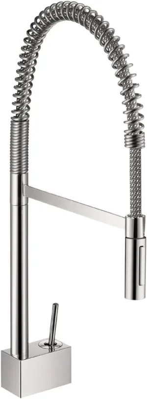 AXOR Starck Chrome Commercial Kitchen Faucet, Kitchen Faucets with Pull Down Sprayer, Faucet for Kitchen Sink, Chrome 10820001