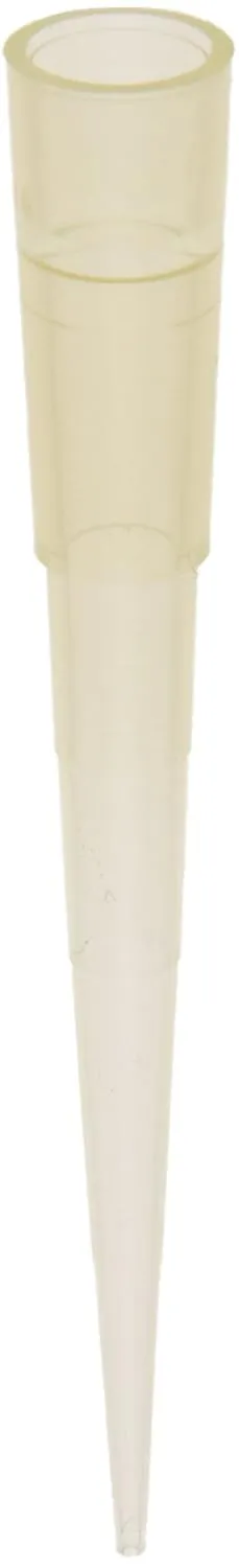 Axygen TE-204-Y-L Polypropylene Maxymum Recovery Eppendorf-Style Graduated Pipet Tip, Non-Sterile, Bulk Pack, 200µL Capacity (Case of 10000)