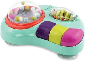 B. toys- B. baby – Baby Activity Station – High Chair Suction Cup Toy with Music & Lights – Sensory Activity Center – Developmental Toys for Babies, Infants – whirly pop-6 Months  