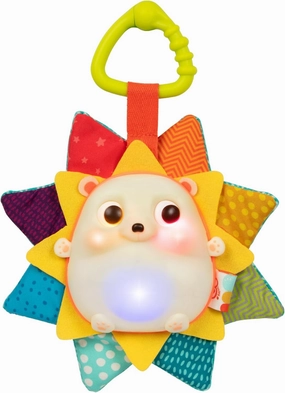 B. toys- B. baby – Baby Musical Light-Up Hedgehog Toy with Lights & Sounds – Sensory Toy for Newborns, Babies – Music & Glowing Lights –RainGlow Buddy- 0 Months  