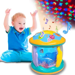 Baby Toys for 1 Year-Learning Crawling Musical Infant Toys 6 to 12 18  Months Ocean Projector Light Up Toys for Toddlers 1 2 3 Years Old Boys Girls Babies 1st Birthday Gift