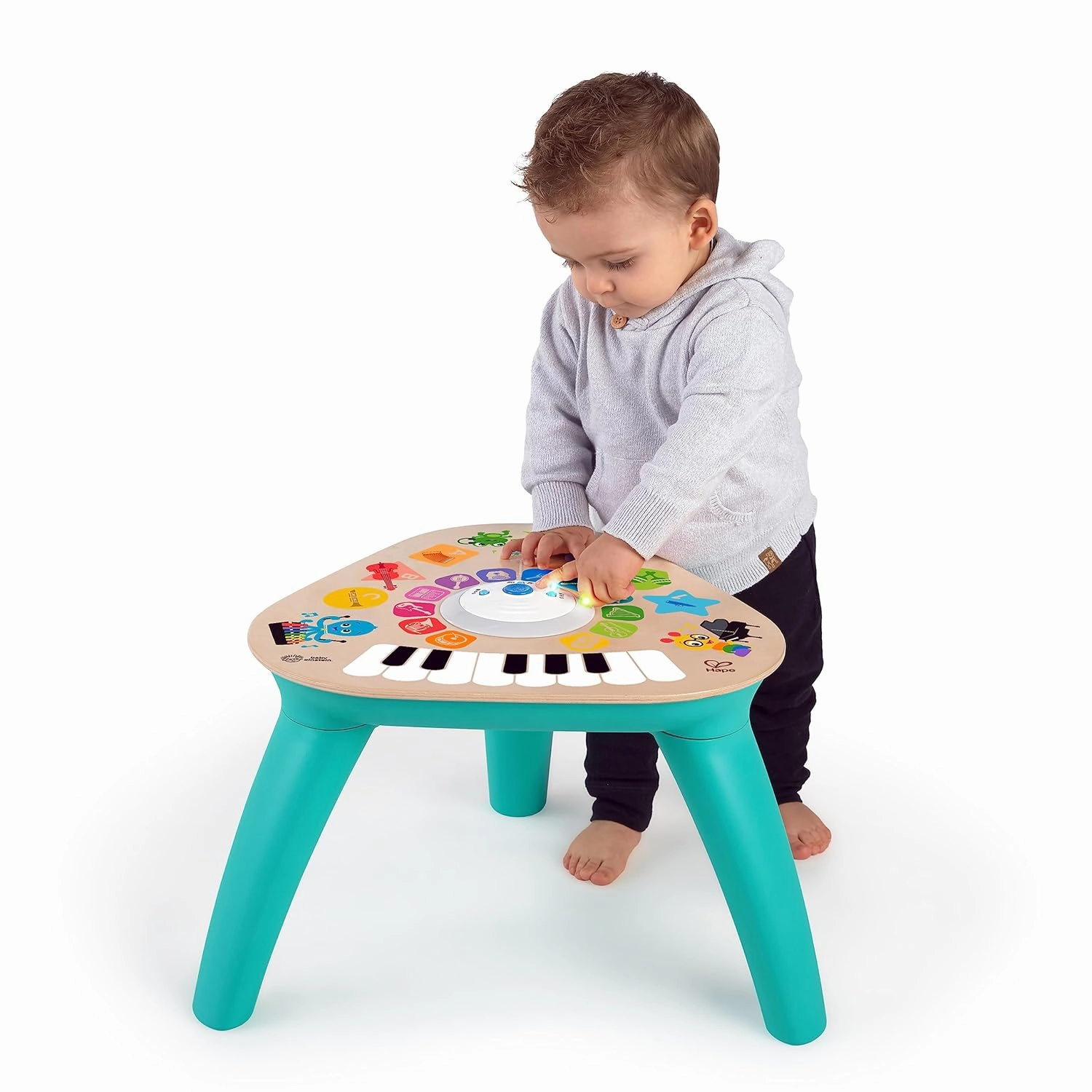 Baby Einstein Clever Composer Tune Table Magic Touch Electronic Wooden Activity Toddler Toy, Ages 12 Months  