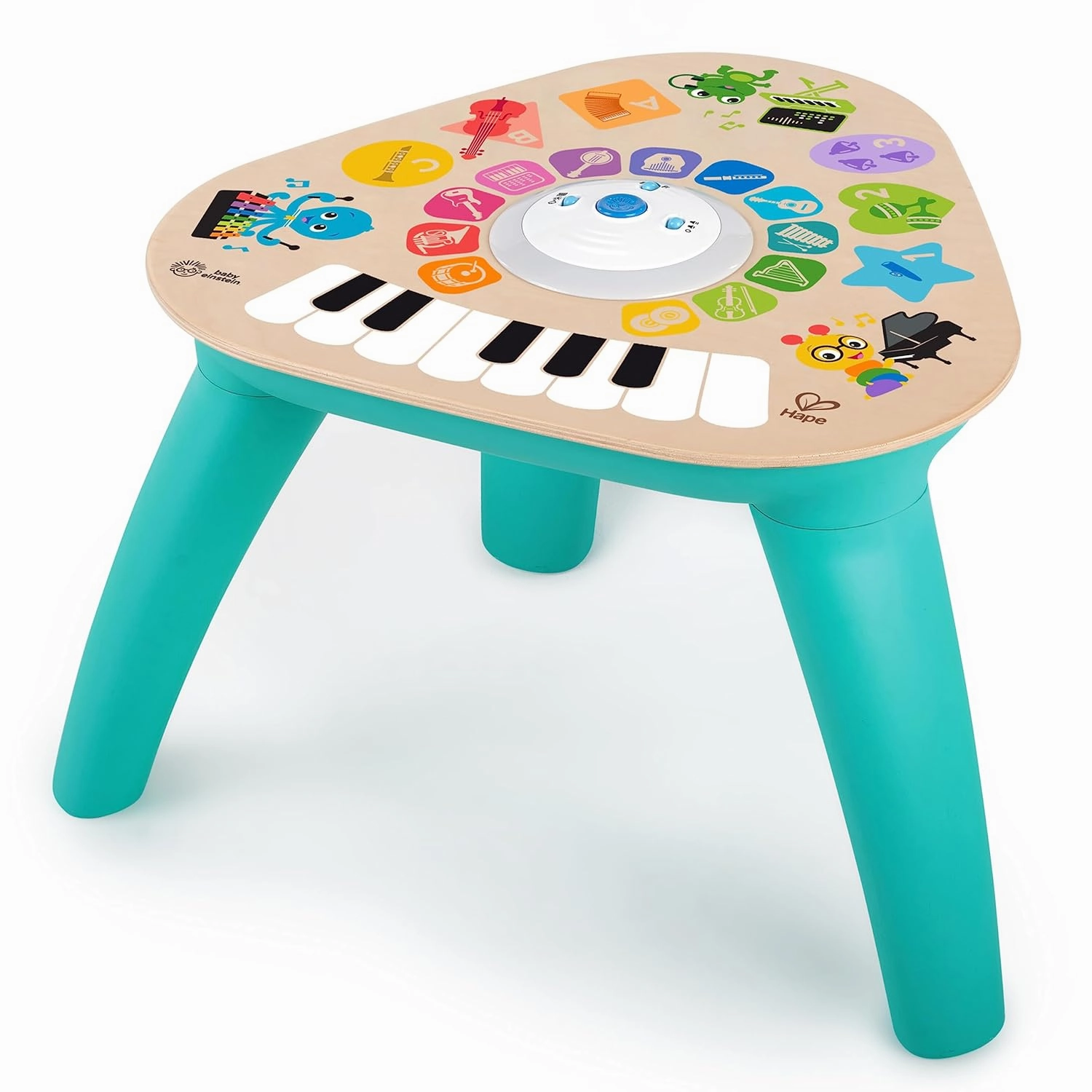 Baby Einstein Clever Composer Tune Table Magic Touch Electronic Wooden Activity Toddler Toy, Ages 12 Months  