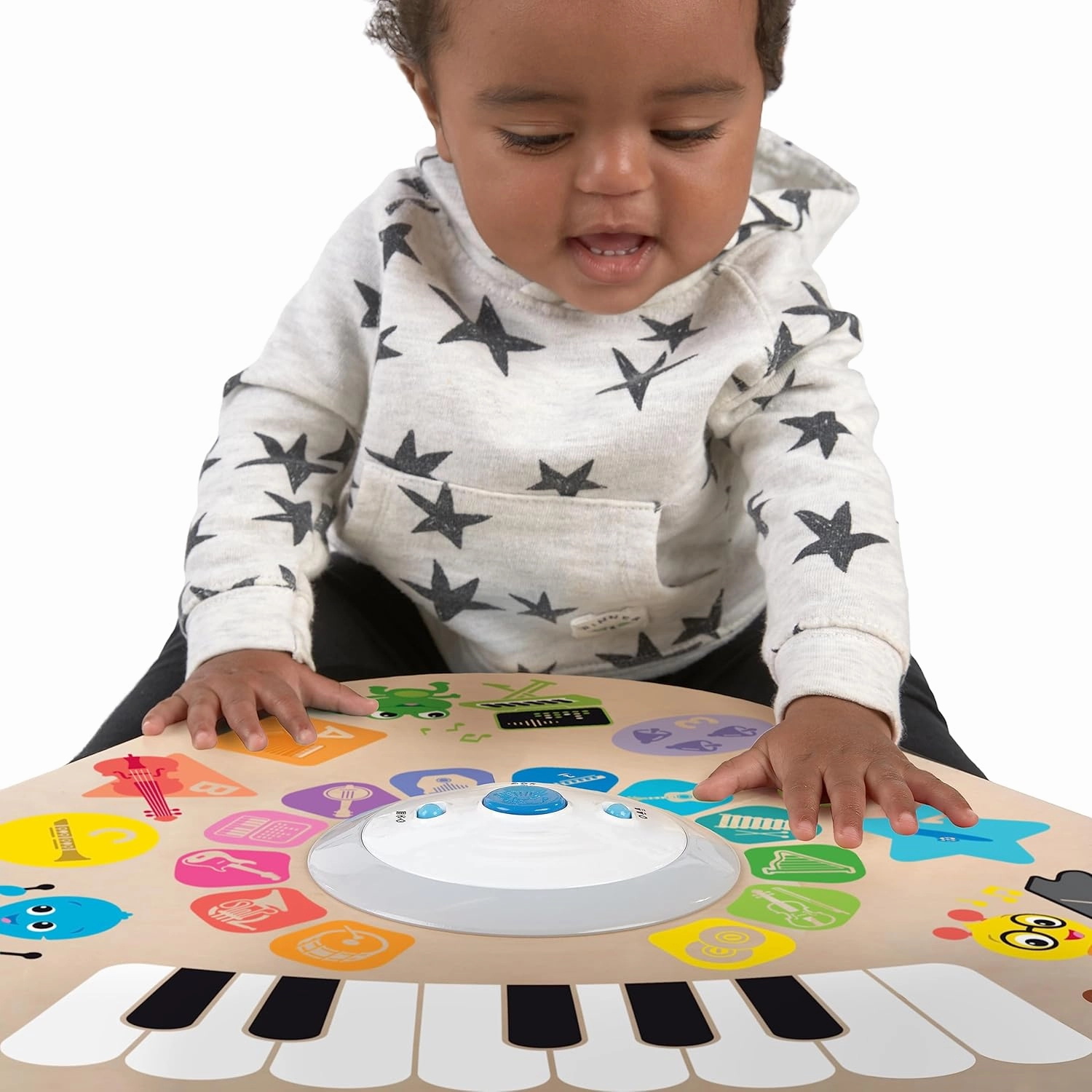Baby Einstein Clever Composer Tune Table Magic Touch Electronic Wooden Activity Toddler Toy, Ages 12 Months  