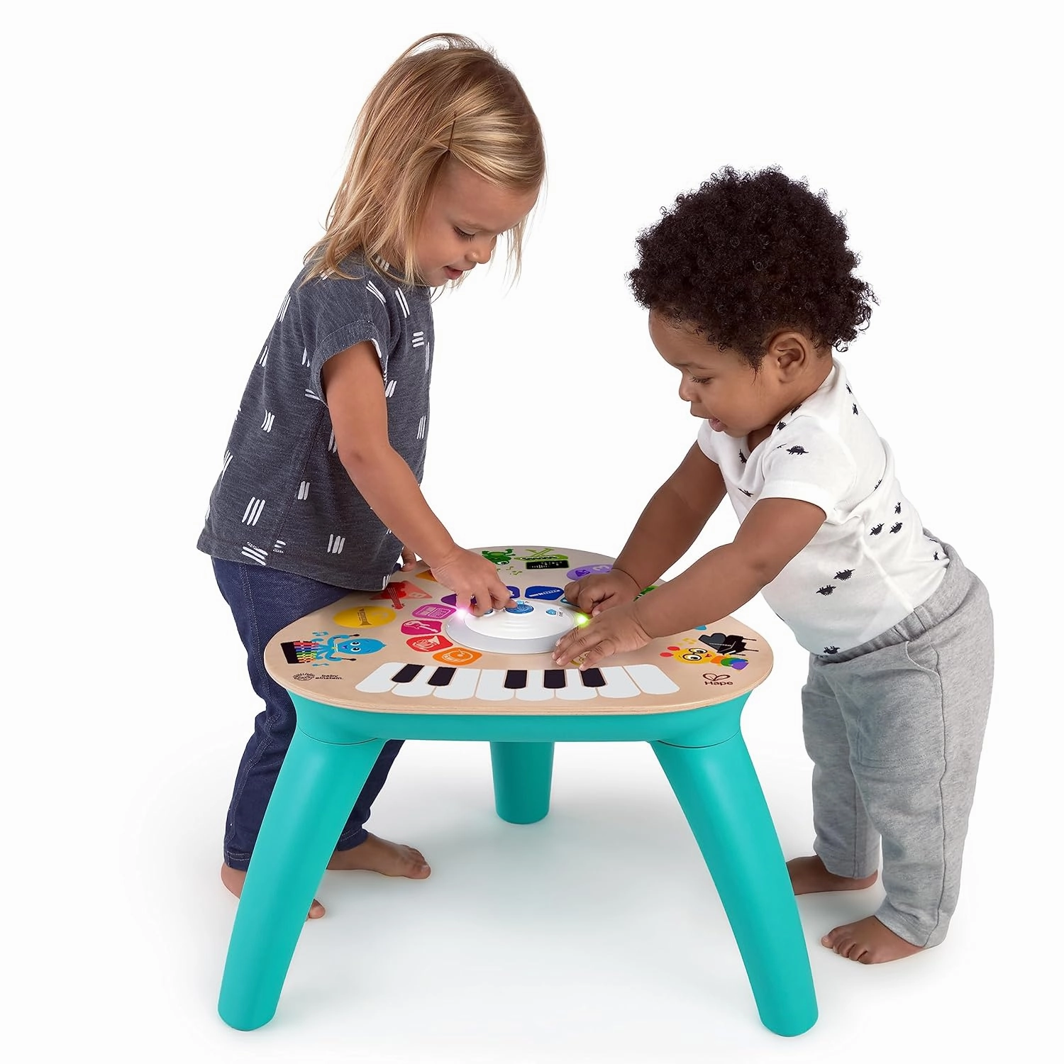 Baby Einstein Clever Composer Tune Table Magic Touch Electronic Wooden Activity Toddler Toy, Ages 12 Months  