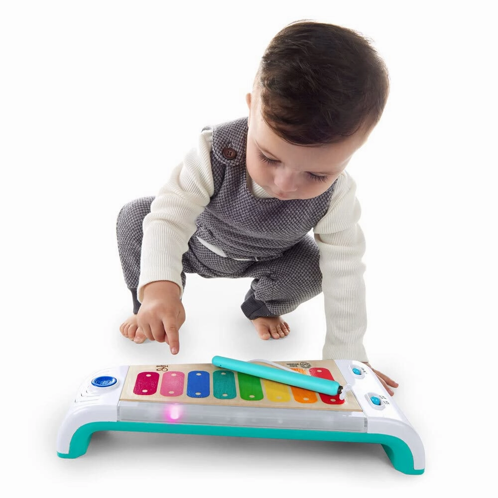 Baby Einstein Magic Touch Xylophone Wooden Musical Toy with Lights, Ages 12 months  