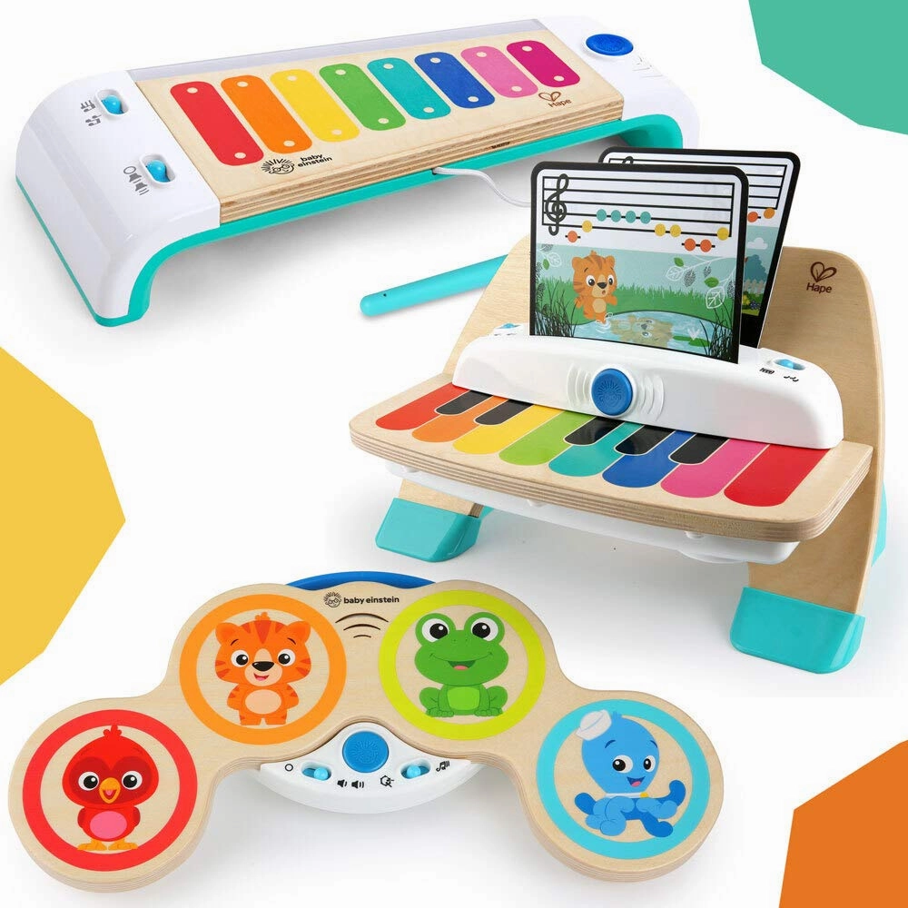 Baby Einstein Magic Touch Xylophone Wooden Musical Toy with Lights, Ages 12 months  