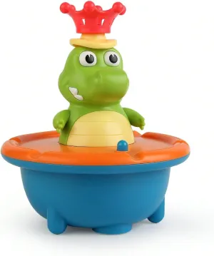 Bath Toys for Toddlers - Light Up Crocodile Fountain with 5 Spray Modes, ABS Plastic Bath Toy for Bathroom & Swimming Pool