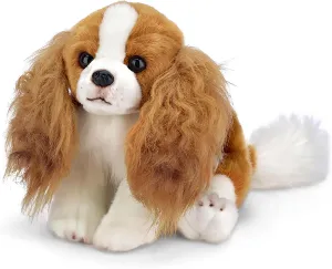 Bearington Sadie Cavalier King Charles Spaniel Plush Stuffed Animal Puppy Dog, 13 inch