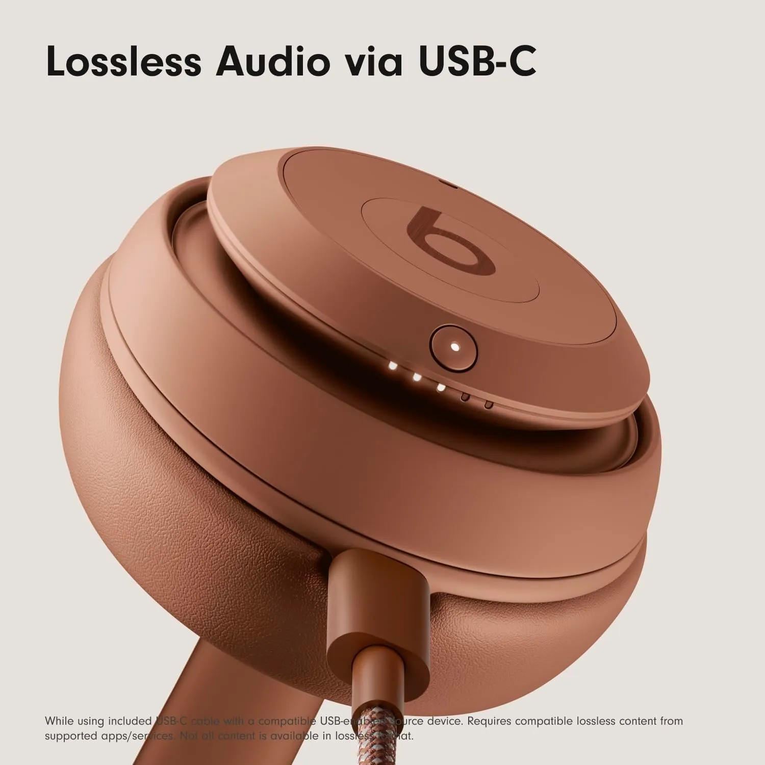 Beats Studio Pro x Kim Kardashian - Wireless Bluetooth Noise Cancelling Headphones - Earth (Renewed)