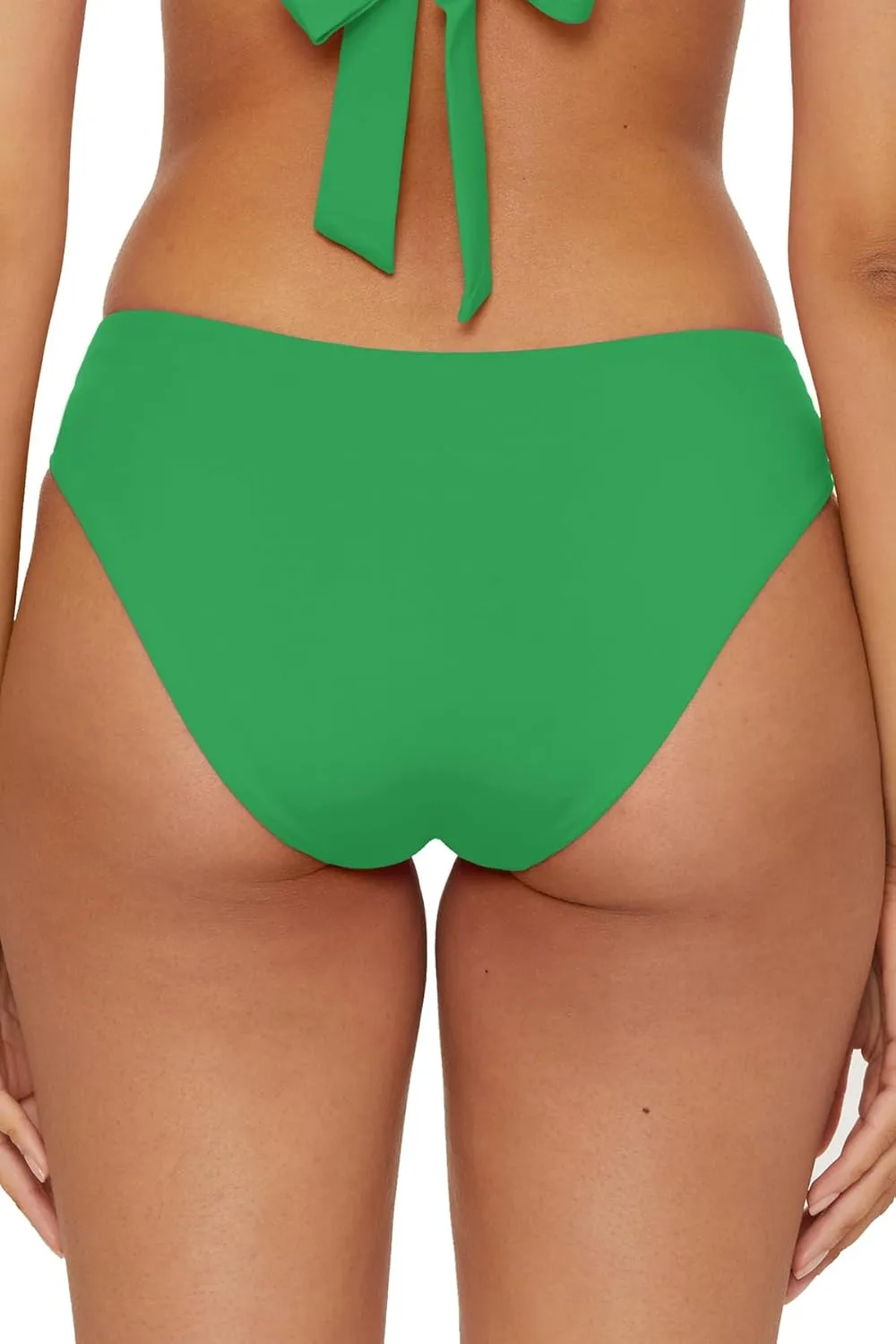 BECCA Women's Marble Canyon Hipster Bikini Bottom, Cheeky Coverage, Swimwear Separates