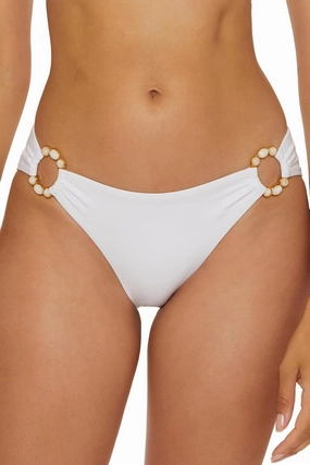 BECCA Women's Marble Canyon Hipster Bikini Bottom, Cheeky Coverage, Swimwear Separates
