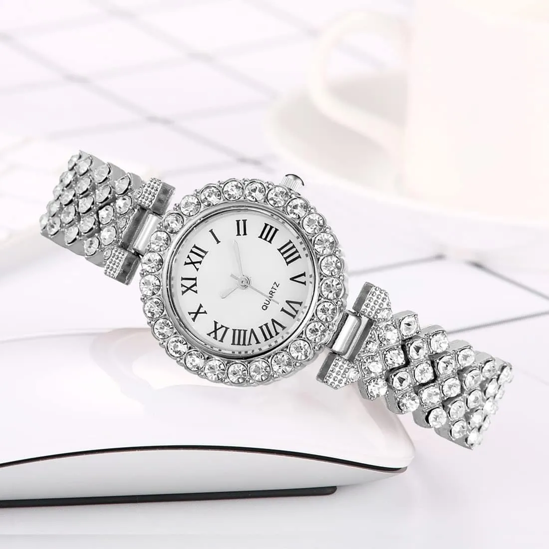 BESTKANG Women Diamond Watchs Luxury Fashion Ladies Bangle Bracelet Set Wrist Watch Female Dress Watch