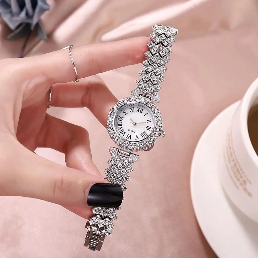 BESTKANG Women Diamond Watchs Luxury Fashion Ladies Bangle Bracelet Set Wrist Watch Female Dress Watch