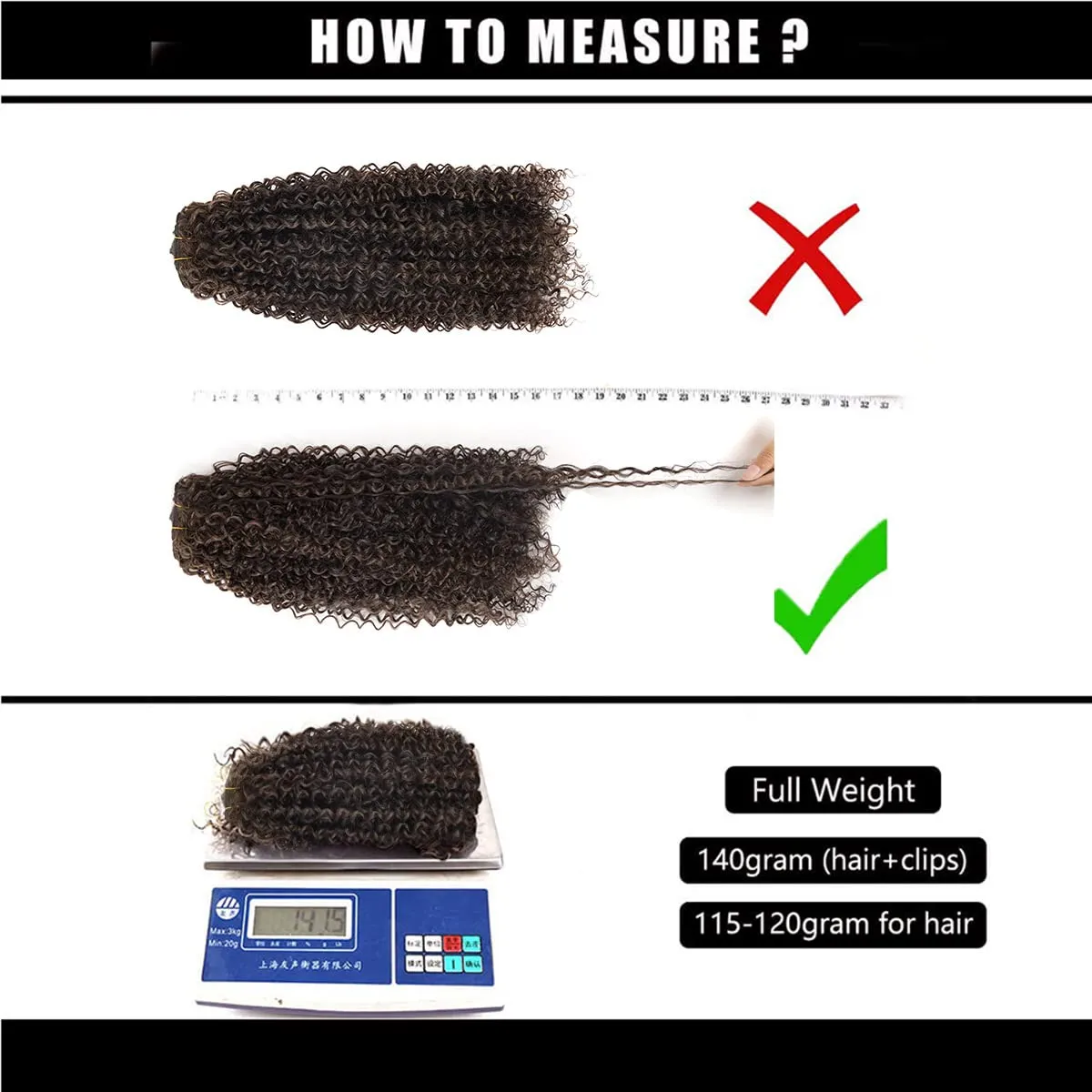 BHF 26 inch Kinky Curly Clip In Hair Extension, Double Weft Full Head Japanese Heat Resistance Fiber 140g Synthetic Hair Extensions For Women 7pieces (#MP4-27-30)