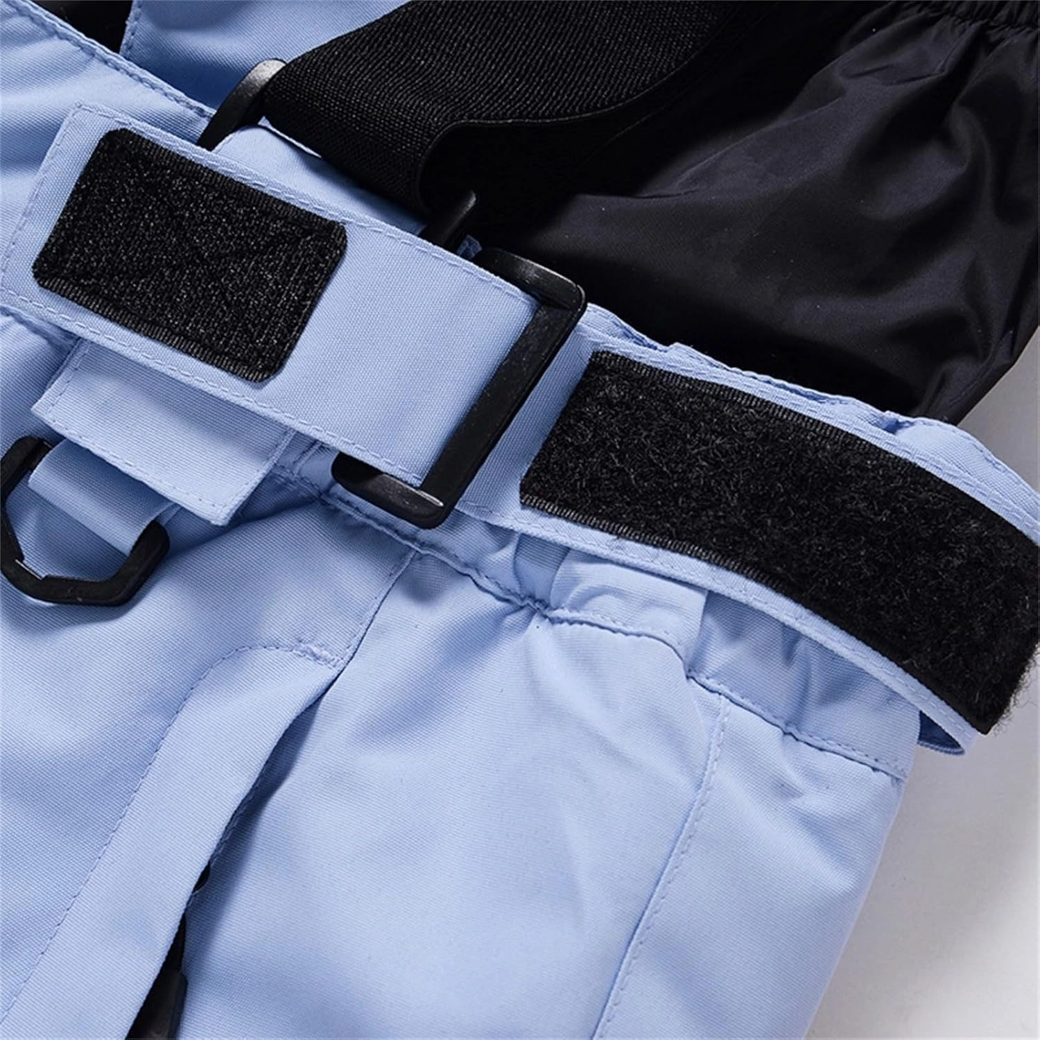 Bib Snow Board Pants for Women Outdoor Windproof Wate-Resistant Insulated Loose Ski Trousers with Suspenders for Snowmobiling