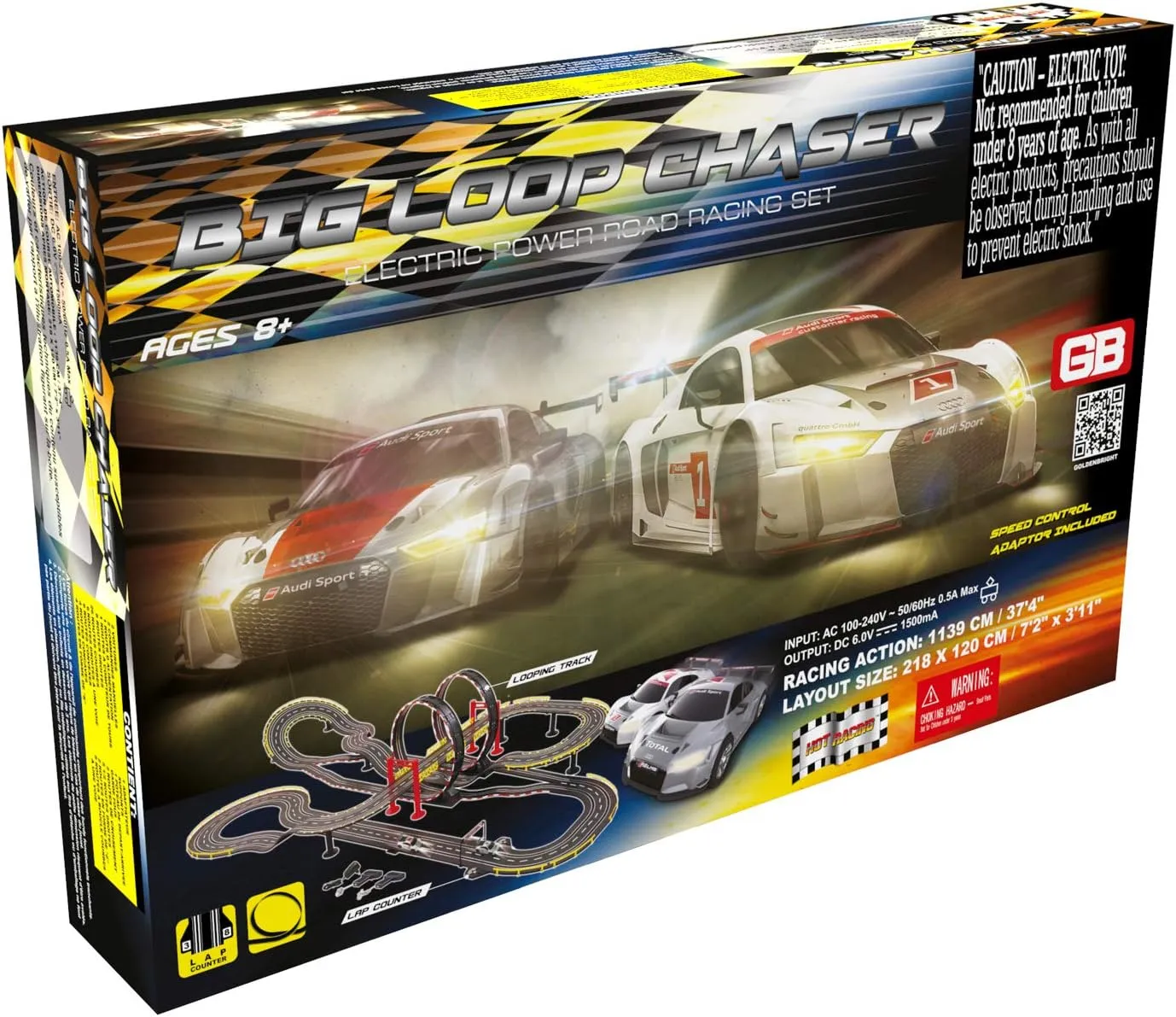 Big Loop Chaser Road Racing Set- Electric Powered