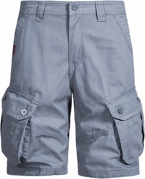 Big and Tall Sweat Shorts for Men Cotton Buckle Zipper Cargo Shorts Multi Pocket Casual Tooling Shorts Trendy Clothes