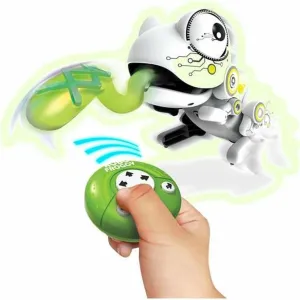Bizak Berni The Robotic Frog, Jumps and pulls Out his Magnetic Tongue to Catch Food, Jumps, aims and Catches, Includes 2 Sets (62008526)