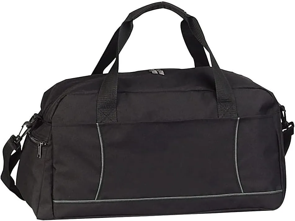 Black Sport Overnight Weekend Unisex Post Consumer Recycled Pet Duffel