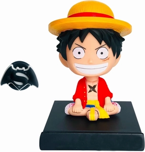 Bobbleheads Anime Figure Bobblehead Action Figures Car Dashboard Decorations Accessories Interior Birthday Cake Toppers Phone Holder for Women Men