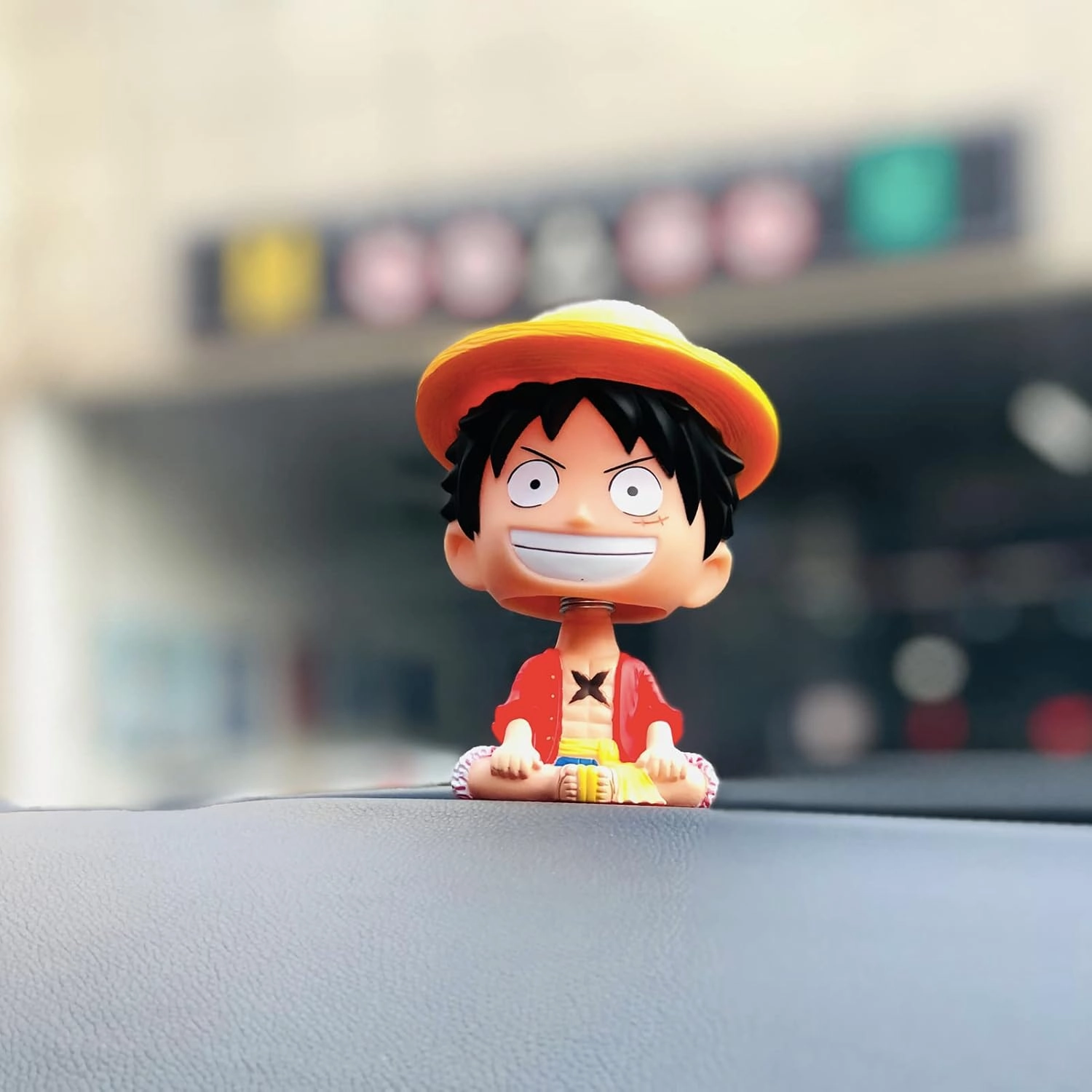Bobbleheads Anime Figure Bobblehead Action Figures Car Dashboard Decorations Accessories Interior Birthday Cake Toppers Phone Holder for Women Men