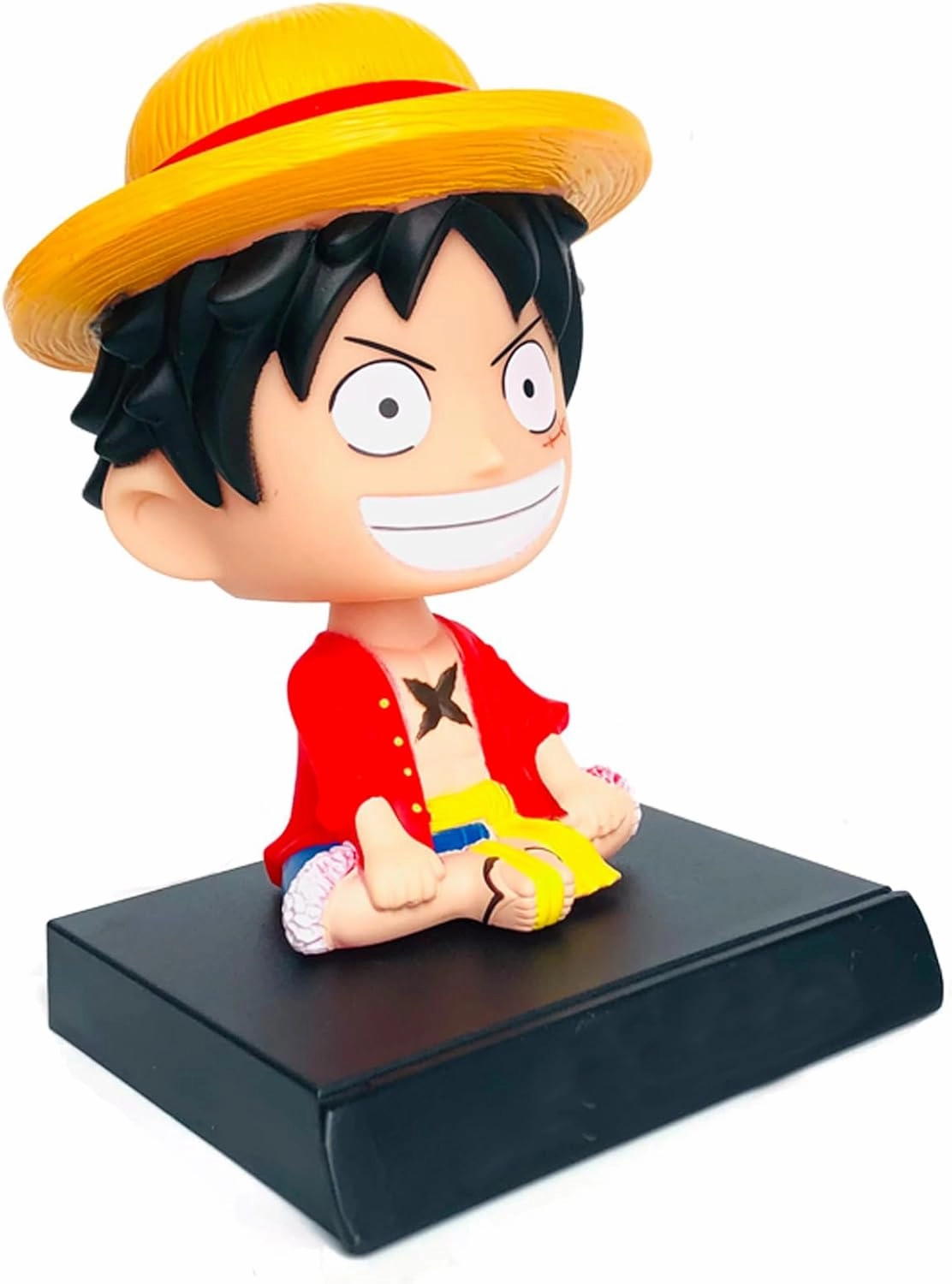Bobbleheads Anime Figure Bobblehead Action Figures Car Dashboard Decorations Accessories Interior Birthday Cake Toppers Phone Holder for Women Men