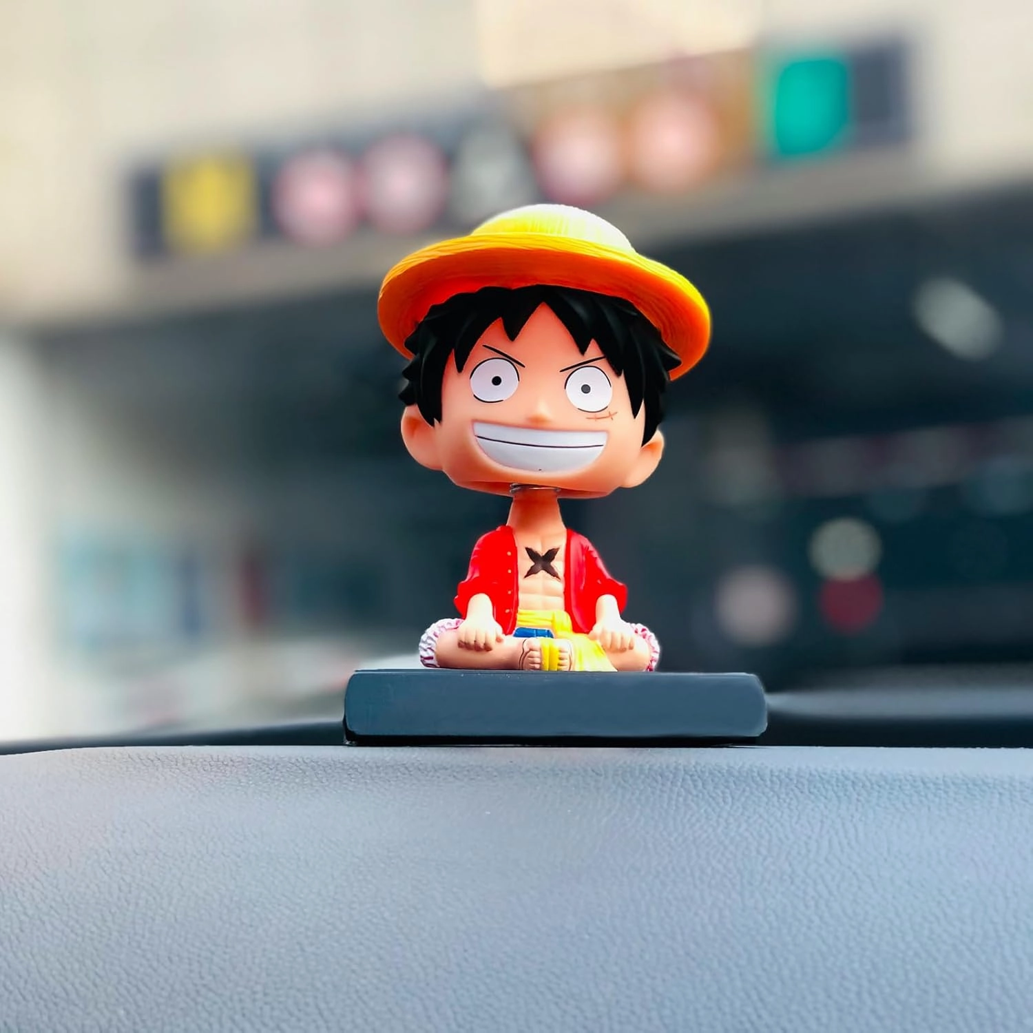 Bobbleheads Anime Figure Bobblehead Action Figures Car Dashboard Decorations Accessories Interior Birthday Cake Toppers Phone Holder for Women Men