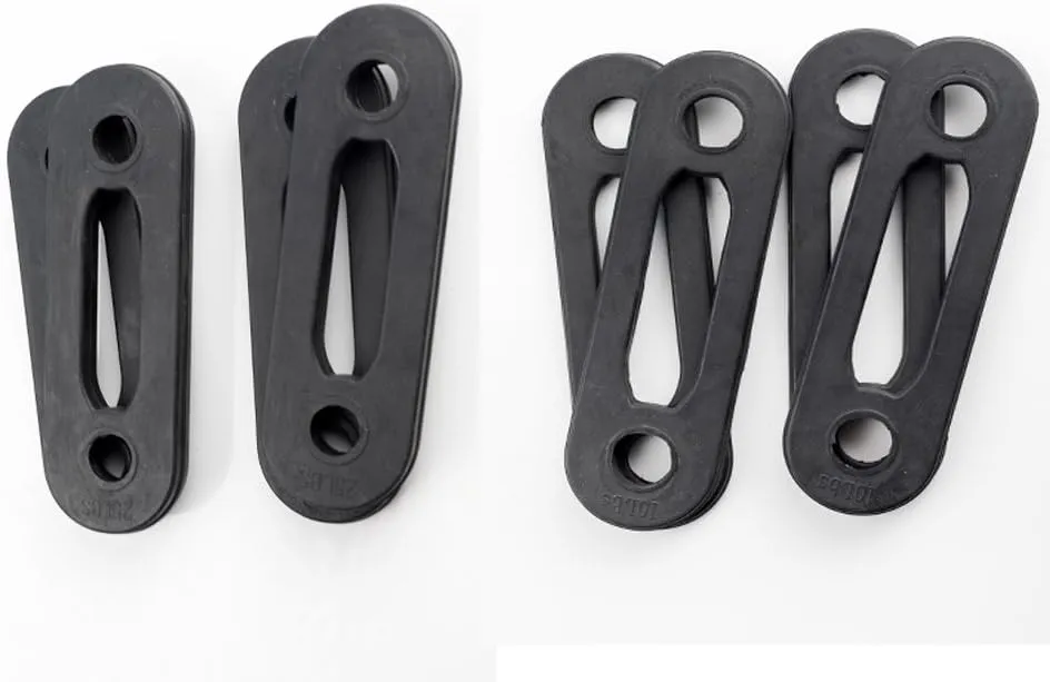 Body by Jake Replacement Band Set- 140lb Total Weight- 4 Pairs (4) 25lb Bands   (4) 10lb Band