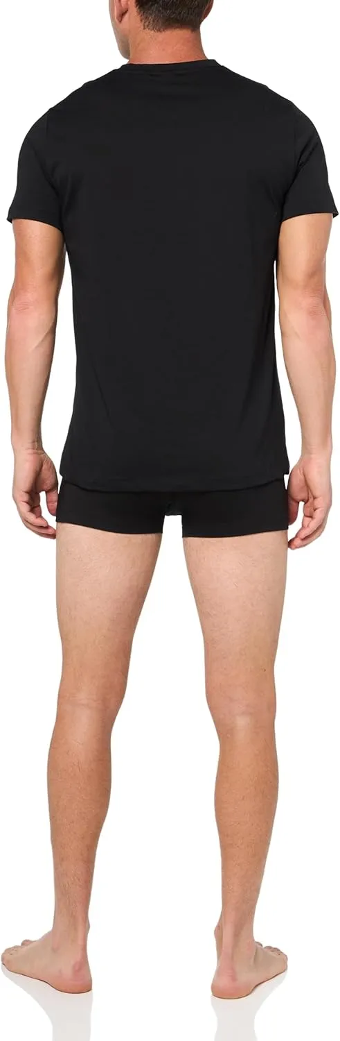 BOSS mens Shiny Logo Print Underwear and T-shirt Set