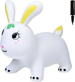 Bouncy Horse Rabbit for Kids,Ride on Hopping Toy Outdoor Indoor Inflatable Jumping Animals,Hobby Horse Jumps,Holiday Birthday Gift 24 Months 2 3 4 5 6
