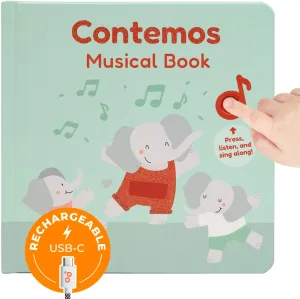 Cali's Books Spanish Nursery Rhymes Sound Book for Babies and Toddlers 1-3 | Baby Books with Spanish Songs for Kids | Libros en Español par Bebes (Contemos)