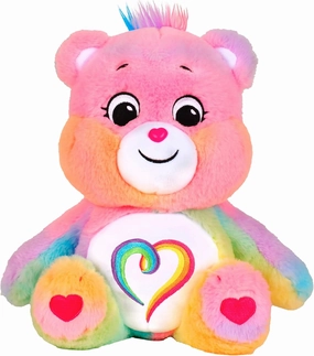 Care Bears Basic Fun Togetherness Bear 35cm Medium Plush | Collectable Cute Plush Toy, Cuddly Toys for Children, Soft Toys for Girls Boys, Cute Teddies Suitable for Girls and Boys Ages 4 22077