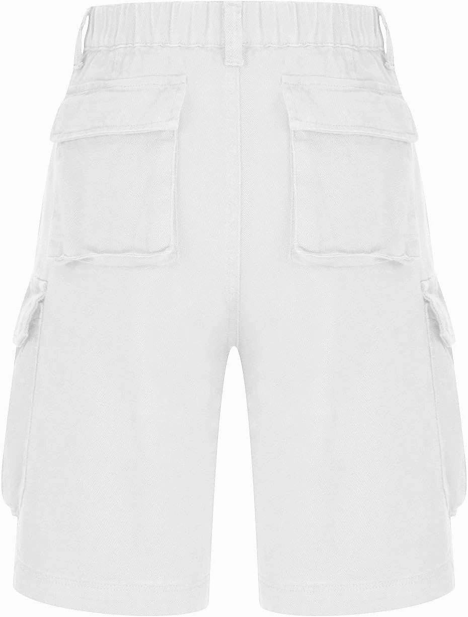 Cargo Shorts Women Plus Size Wide Leg Hiking Cargo Jogger Shorts High Waist Tactical Shorts Y2K Urban Work Shorts