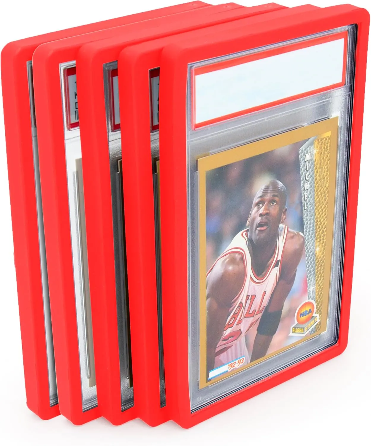 CASEMATIX PSA Slab Bumper Guards 5-Pack Compatible with Yugioh, MTG, Pokémon & Sports PSA Graded Cards, Includes 5 PSA Slab Guard Storage Bumper Protectors