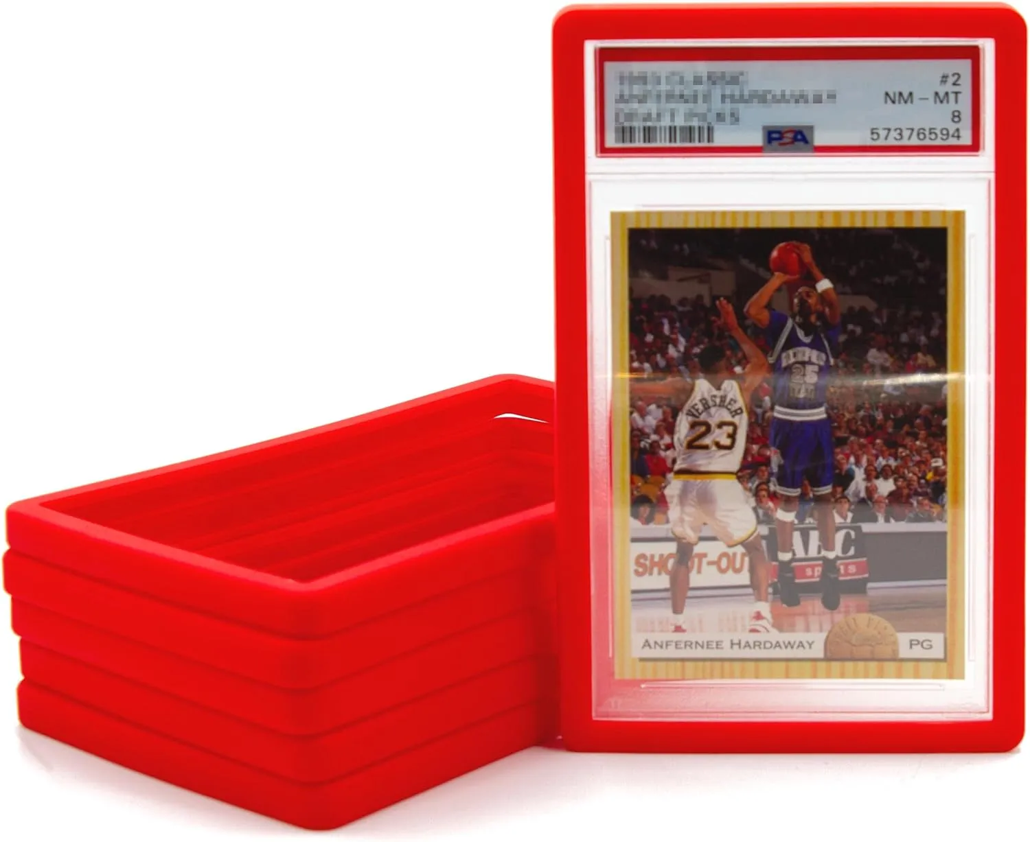 CASEMATIX PSA Slab Bumper Guards 5-Pack Compatible with Yugioh, MTG, Pokémon & Sports PSA Graded Cards, Includes 5 PSA Slab Guard Storage Bumper Protectors