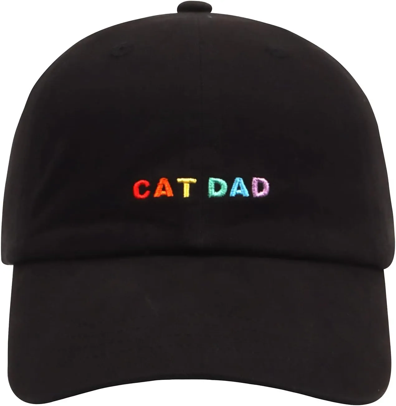 Cat Mom & Dad Hats for Proud Cat Parents | for Men & Women | Embroidered Text - Adjustable Fit - 100% Cotton