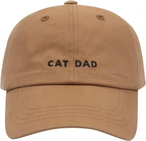 Cat Mom & Dad Hats for Proud Cat Parents | for Men & Women | Embroidered Text - Adjustable Fit - 100% Cotton