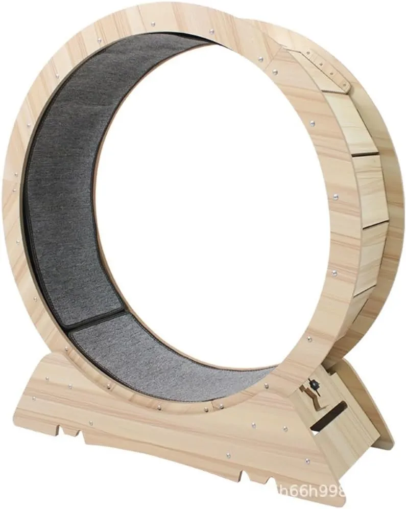 Cat Wheel Exerciser Cat Treadmill Silent Roller Pet Sports Fitness Claw Grinding Without Pinching Feet Cat Step Cat Climbing Frame Home Daily Exercise for Cats