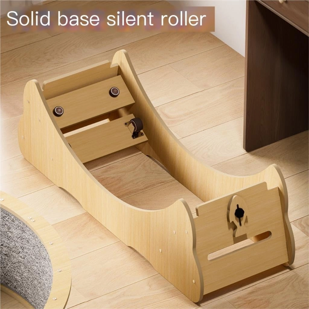 Cat Wheel Exerciser Cat Treadmill High-Fiber Board Silent No-Claw Cat Climbing Frame Pet Cat Toy Sports Fitness Running Wheel Daily Exercise for Cats(B,X-Large)