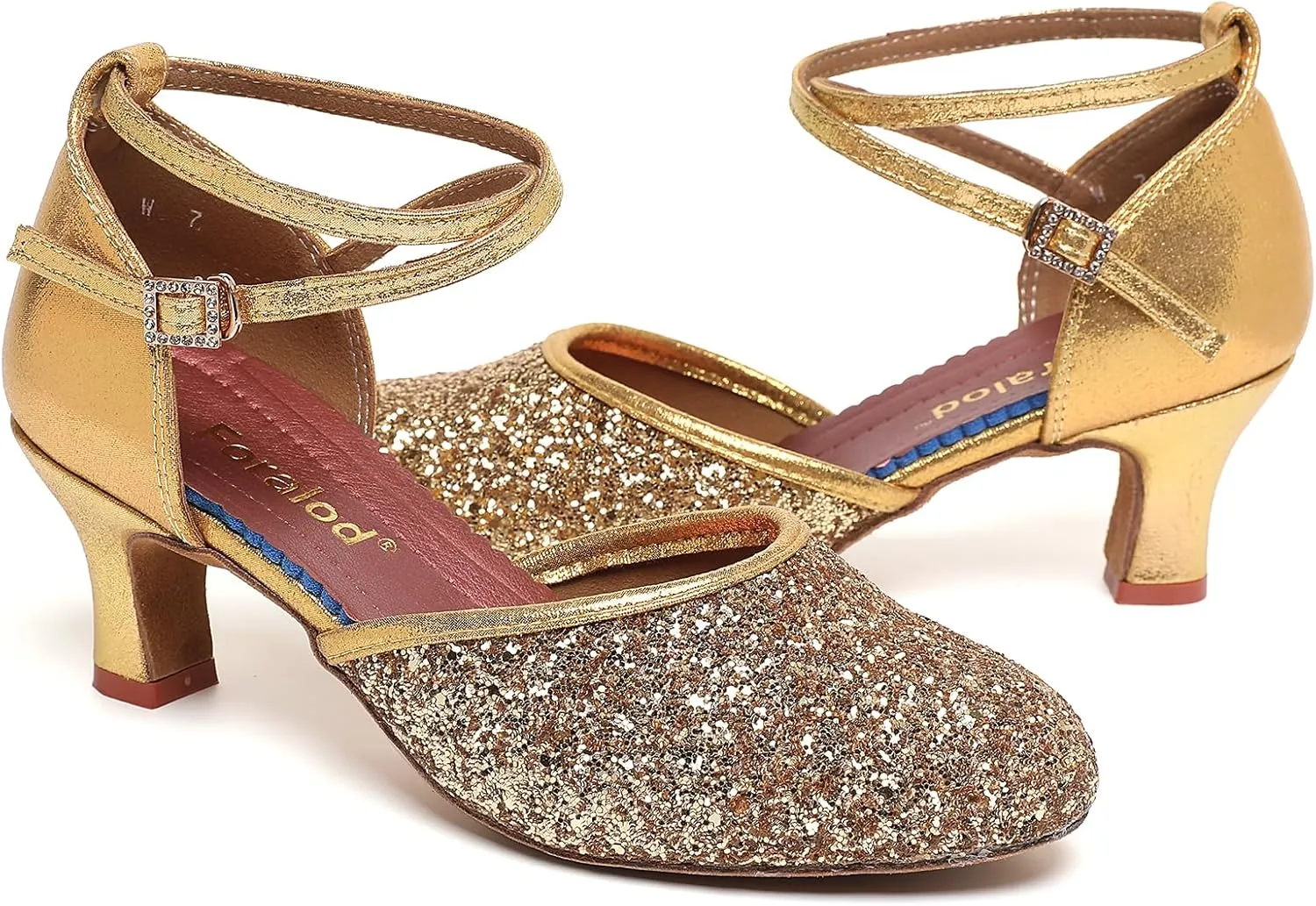 Character Shoes for Women, Woman Ballroom Dance Shoes, 1920s Flapper Shoes, Latin, Salsa, Party Dress Shoes Low Heels, Ankle Strap Pumps