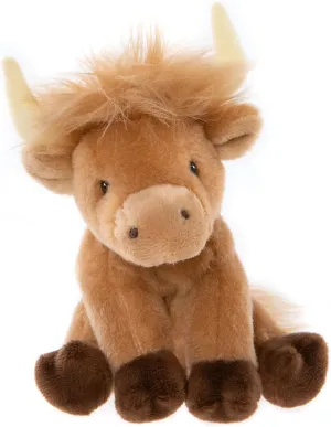 Charlie Bears Cuddle Cub Highland Cow Plush Teddy Toy Soft Stuffed Animal Bear Cute