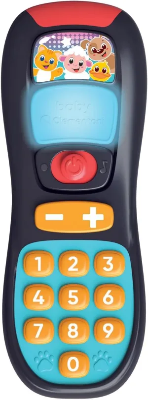 Clementoni 17932 Baby Remote Control 10 Month Musical Game, Remote Control Toy for Children, Interactive Electronic Gift Talking Lights and Sounds, with Songs, Early Childhood, Batteries Included,