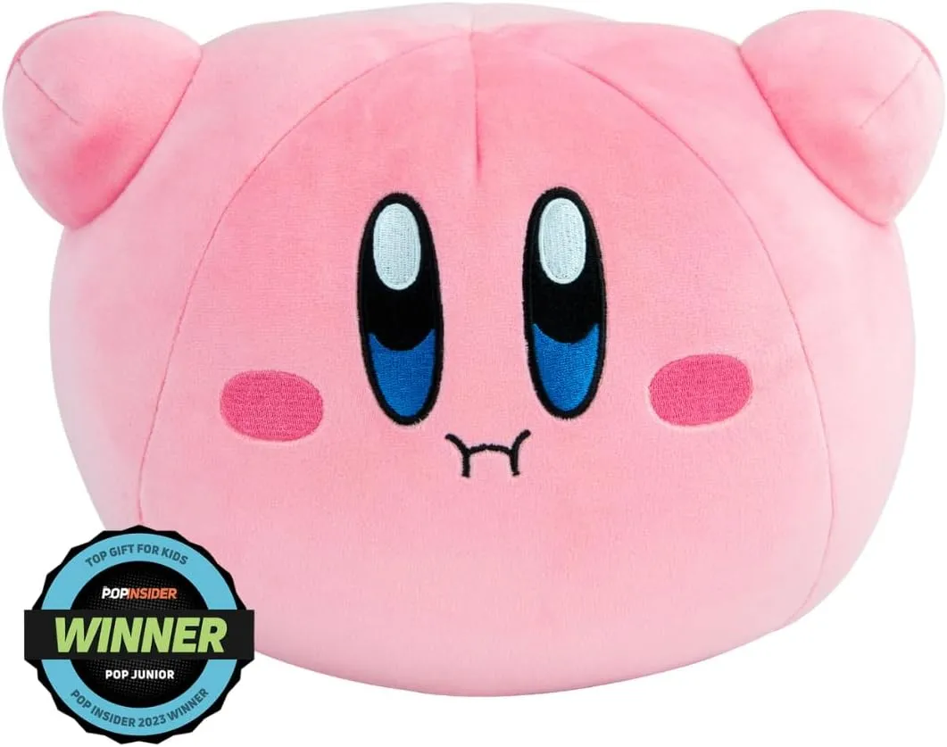 Club Mocchi Mocchi- Kirby Plush - Hovering Kirby Plushie - Squishy Toys - Collectible and Cute Stuffed Animals - Gaming Gifts and Game Room Decor - Video Game Collectibles - 15 Inch