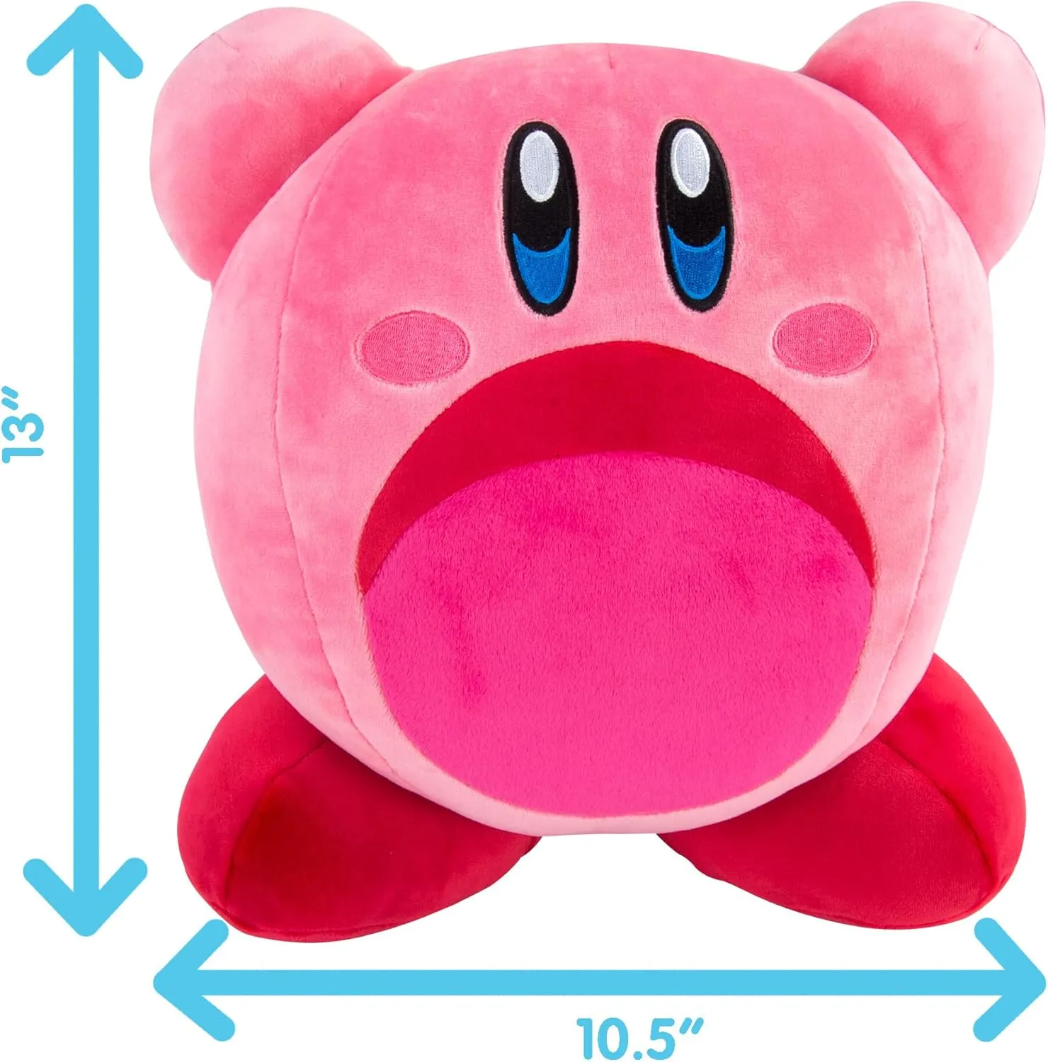 Club Mocchi Mocchi- Kirby Plush - Inhaling Kirby Plushie - Squishy Toys - Collectible and Cute Stuffed Animals - Gaming Gifts and Game Room Decor - Video Game Collectibles - 15 Inch