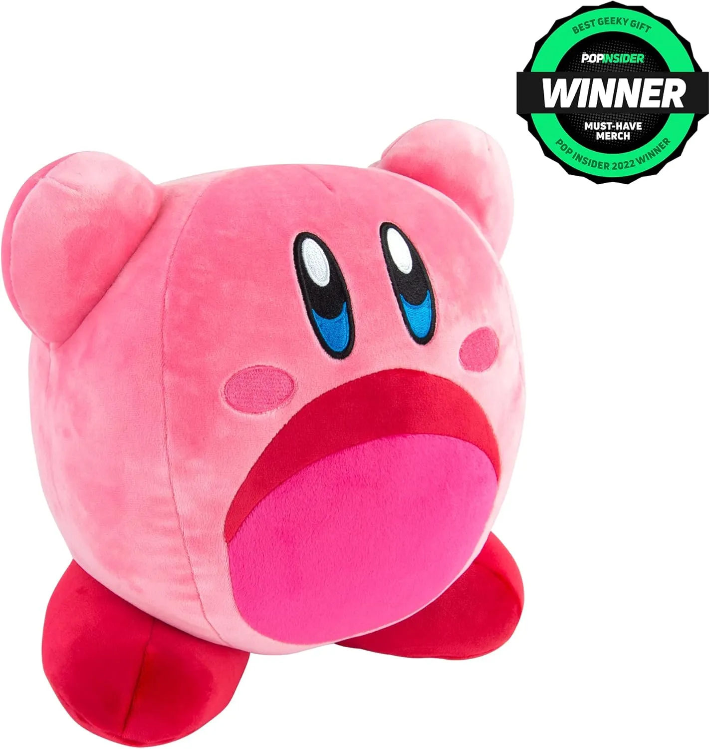 Club Mocchi Mocchi- Kirby Plush - Inhaling Kirby Plushie - Squishy Toys - Collectible and Cute Stuffed Animals - Gaming Gifts and Game Room Decor - Video Game Collectibles - 15 Inch