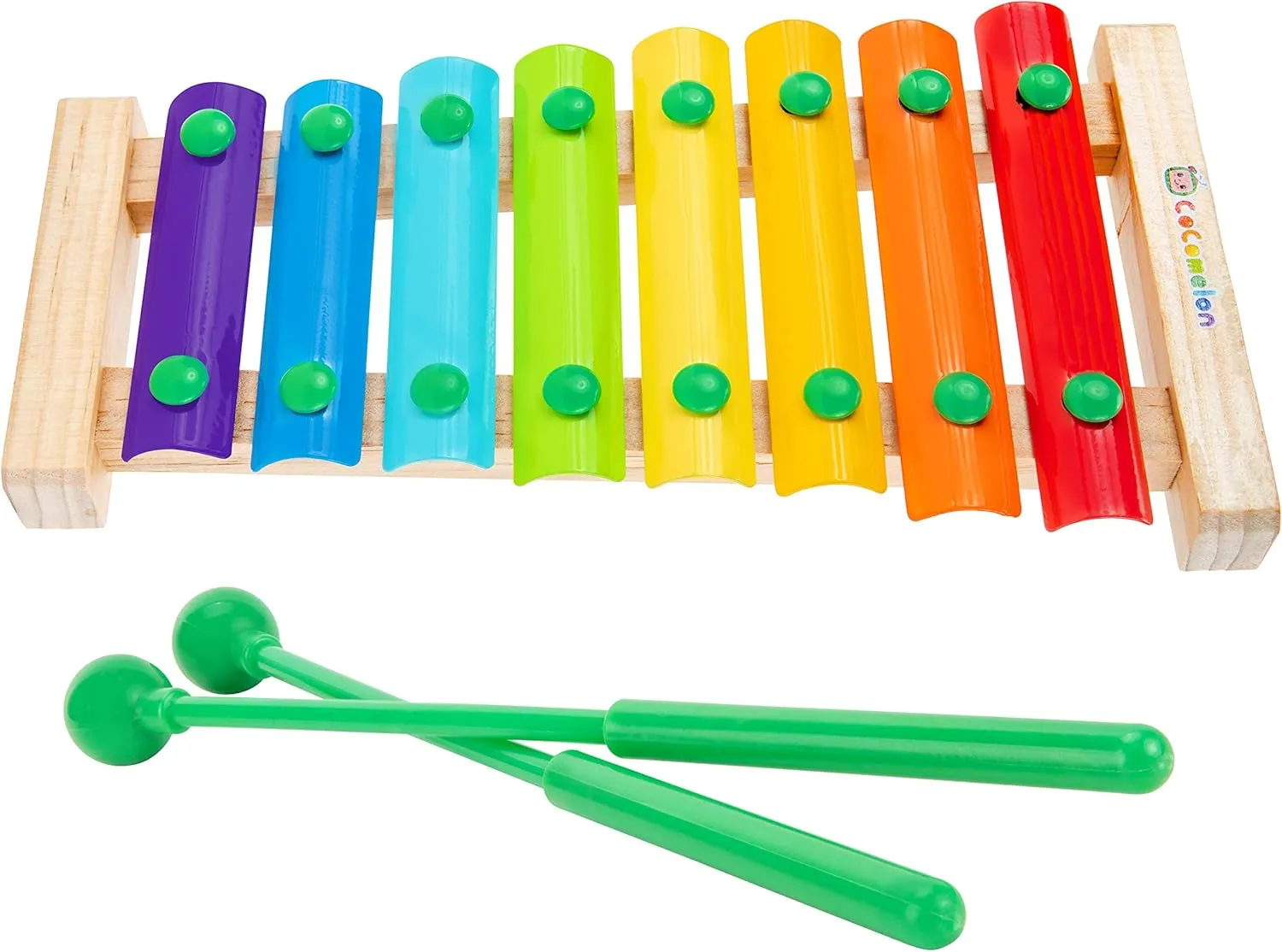 CoComelon First Act Musical Xylophone with 2 Mallets, Kids Music Toy, Develop Your Child's Hand-Eye Coordination, Fine Motor Skills, and Gross Motor Skills